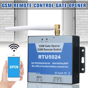 New GSM 4G LTE Gate Opener G202 SMS Remote Control Single Relay Switch For Sliding Swing Garage Door Gate Opener Replace RTU5024 1