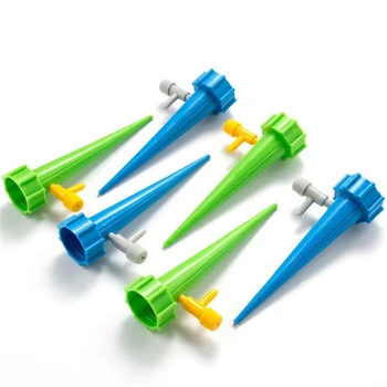 

6 PCS Auto Drip Irrigation Watering System Watering Spike Garden Plants Flower Watering Kits Household Automatic Waterers