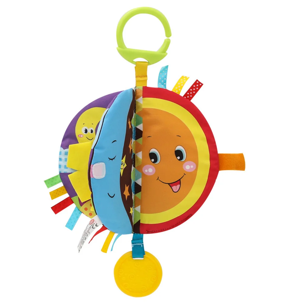 

Baby cloth book Learning early education reading Soft sound toy touch hearing toys stereo ringing paper toys velvet teether kids