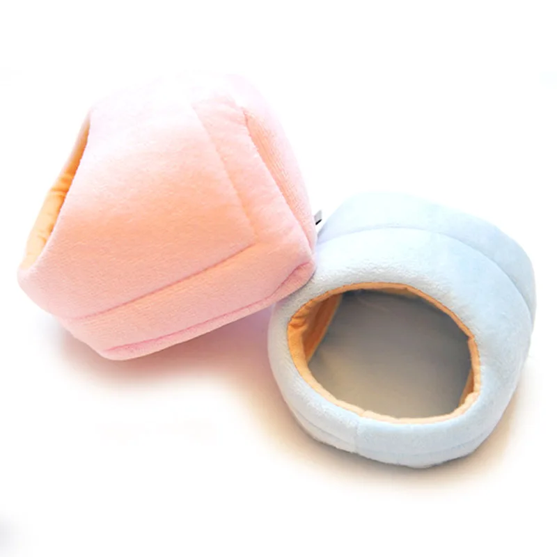 

Lovely Rats Nest Hamster Hammock Cute Hamster House With Pet Bed Mat Winter Warm Fleece Hanging Cage For Small Puppy Animals