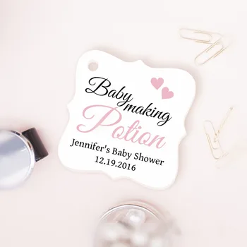 

Customize Any Text baby Shower Favor Tags Making Potion Favor Tags Making Potion Tags