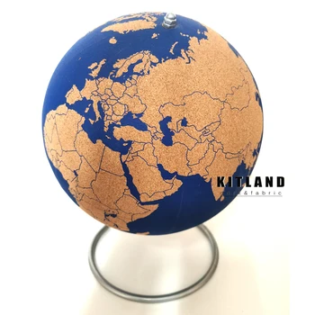 

Blue Cork Wood Tellurion Globe Marble Maps Globes Home Office Decoration World Map Geography Map message board