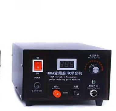 welder 100A ювелирный точечный сварочный аппарат регулируемое импульсное сварочное устройство для плавления золота точечная сварка ручной автоматический контроль аргонного газа - Цвет: welder