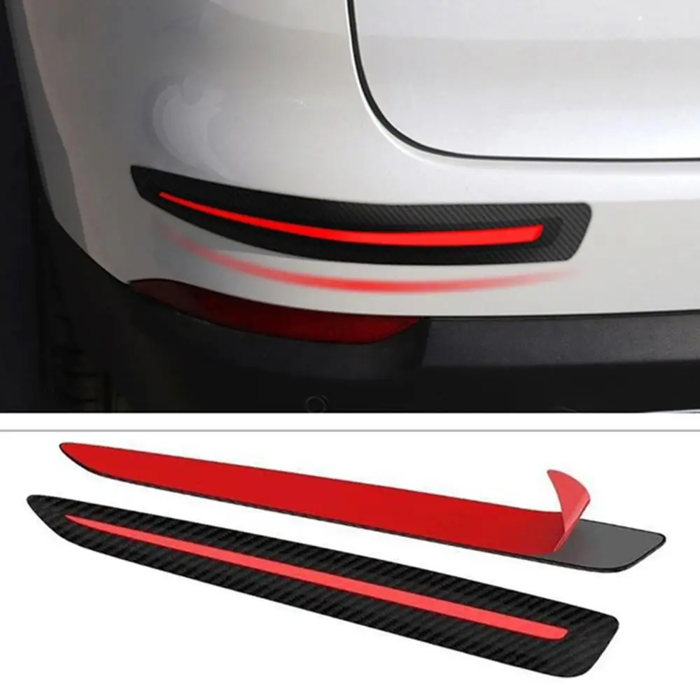 

2 Pcs Car Sticker Bumper Protection Front Rear Edge Corner Guard Scratch Protectior Strip for SUV MPV Sedan Car Wholesale CVS