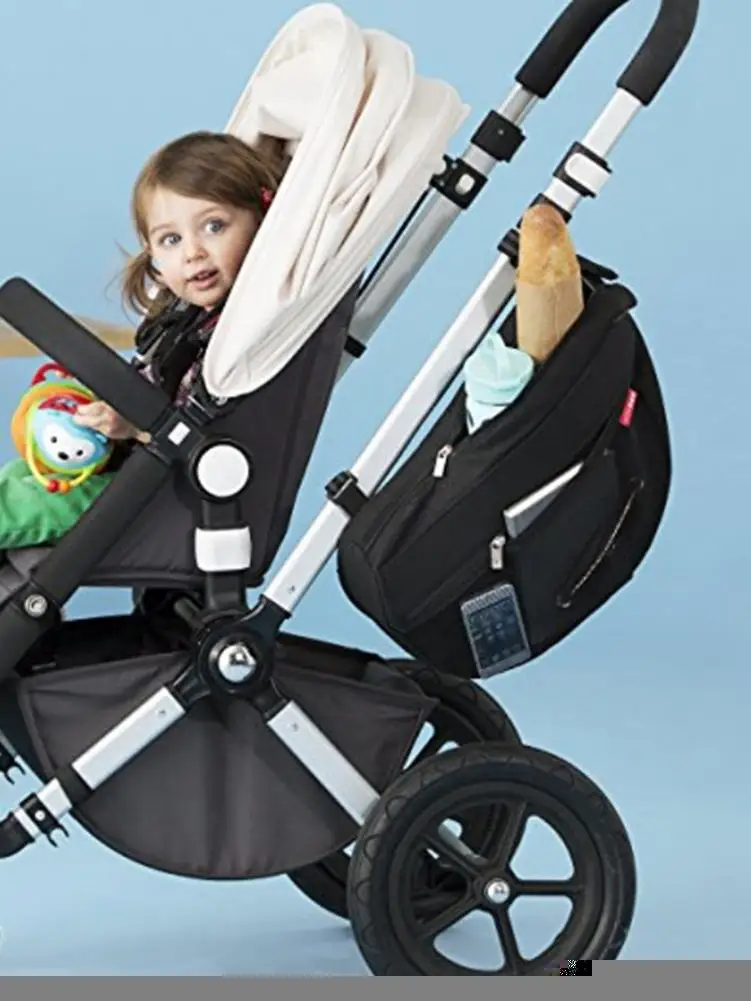 Baby Stroller Insulation Bag High-quality Waterproof 600D Hanging Storage Bag 16*6*10 Inches Mommy Mother And Baby Bag Storage