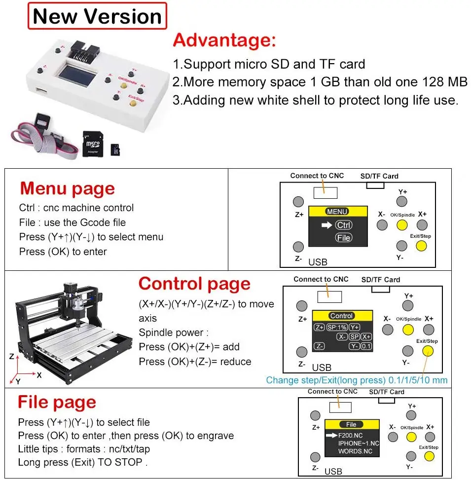 CNC 3018 Pro GRBL DIY Laser Engraving Machine CNC Machine PCB Milling Wood Router Engraver Router 3 Axis