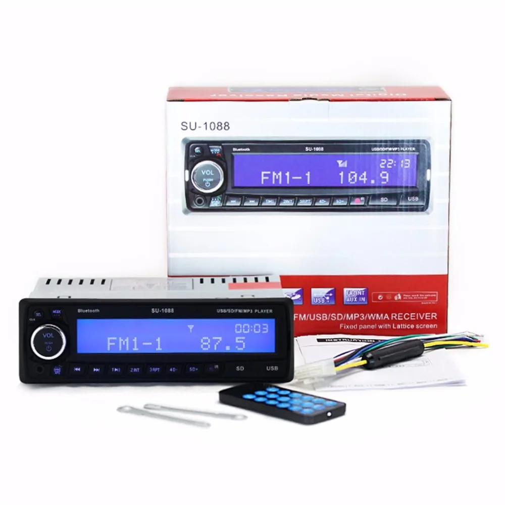 Bluetooth DC 12V автомобильный музыкальный mp3-плеер аудио декодер Авто WMA плата модуль радио USB TF FM Автомобильный MP3-плеер с пультом дистанционного управления