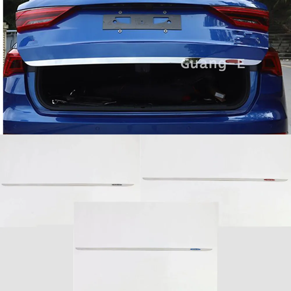 

Car Cover Stainless Steel Rear Tail Door Bottom Tailgate Trunk Lid Tail Gate Trim 1pcs For AUDI Q3 （F3）2018 2019 2020