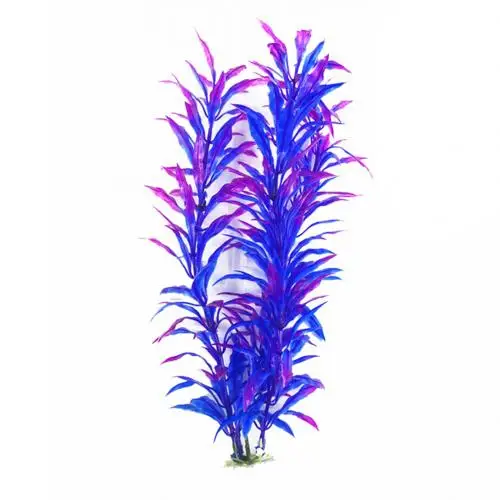 Purple White 6 шт., искусственные водные растения светится в темноте, аквариумные украшения для аквариума, товары для дома - Цвет: Purple White