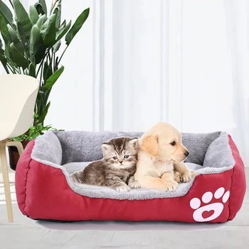 

Soft Pet Dog Cat House Breathable Sleeping Bed Cushion Washable Rectangle Dog Nest Comfortable Cat House Puppy Mat Pet Supplies
