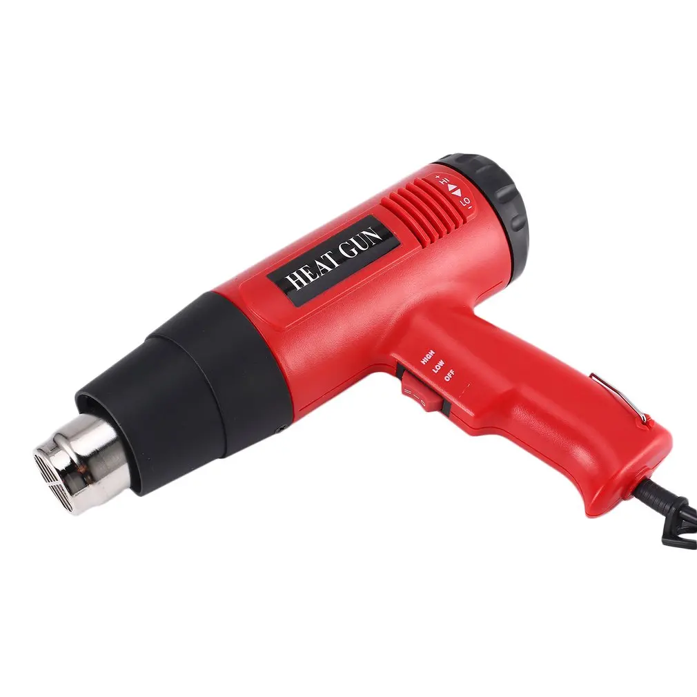 Hot Air Heat Gun 866B 2000W Digital LCD Electric Temperature Fan Adjustable Shrink Paint Stripper Rework DIY Tool+ Nozzle