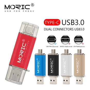 

High Speed type c USB 3.0 Flash Drives Pendrive usb key 64GB 32GB 16GB 128GB Pen Driver Personalized Clef USB3.0 Flash memory