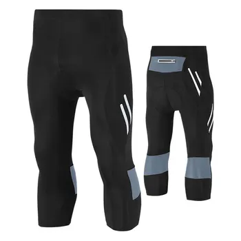 

Quick-Dry Cycling Pants Elastic Cycling Tight Pants Clothing Calf-Length Bicycle Shorts MTB Bike Bicycle Pants