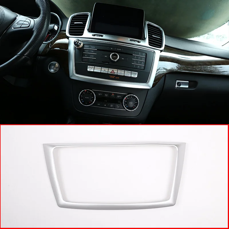 ABS Chrome Center Console Frame Trim For Mercedes Benz GL GLE GLS ML Class Car Accessories | Автомобили и мотоциклы