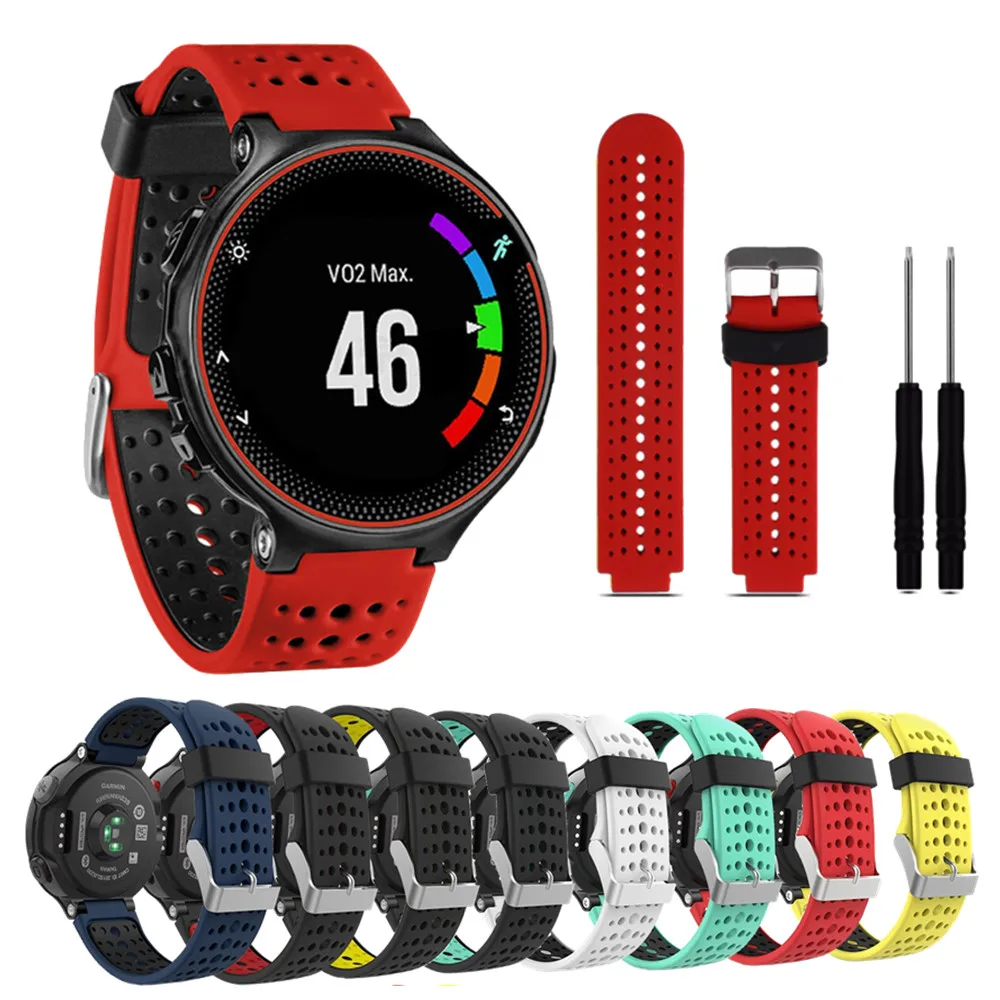 For Honor Watch GS Pro 22mm Cinturino sportivo in silicone bicolore