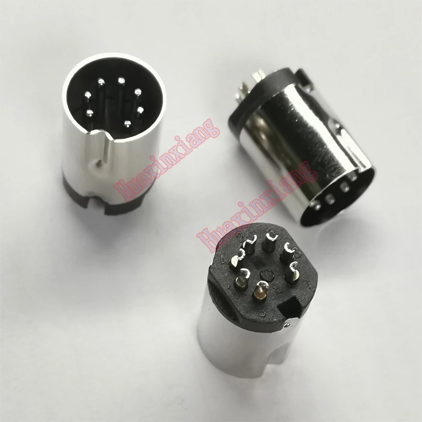 Conector Macho Grande s Din7 Din Jack Plug 7p 7pin 20 Pcs por Lote