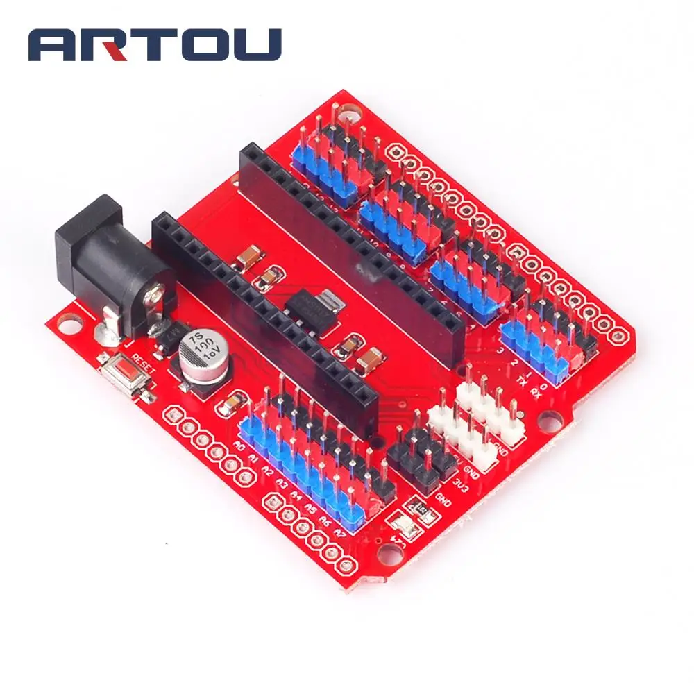 NANO Расширение Прототип Щит I/O Плата расширения, модуль для arduino Nano V3.0