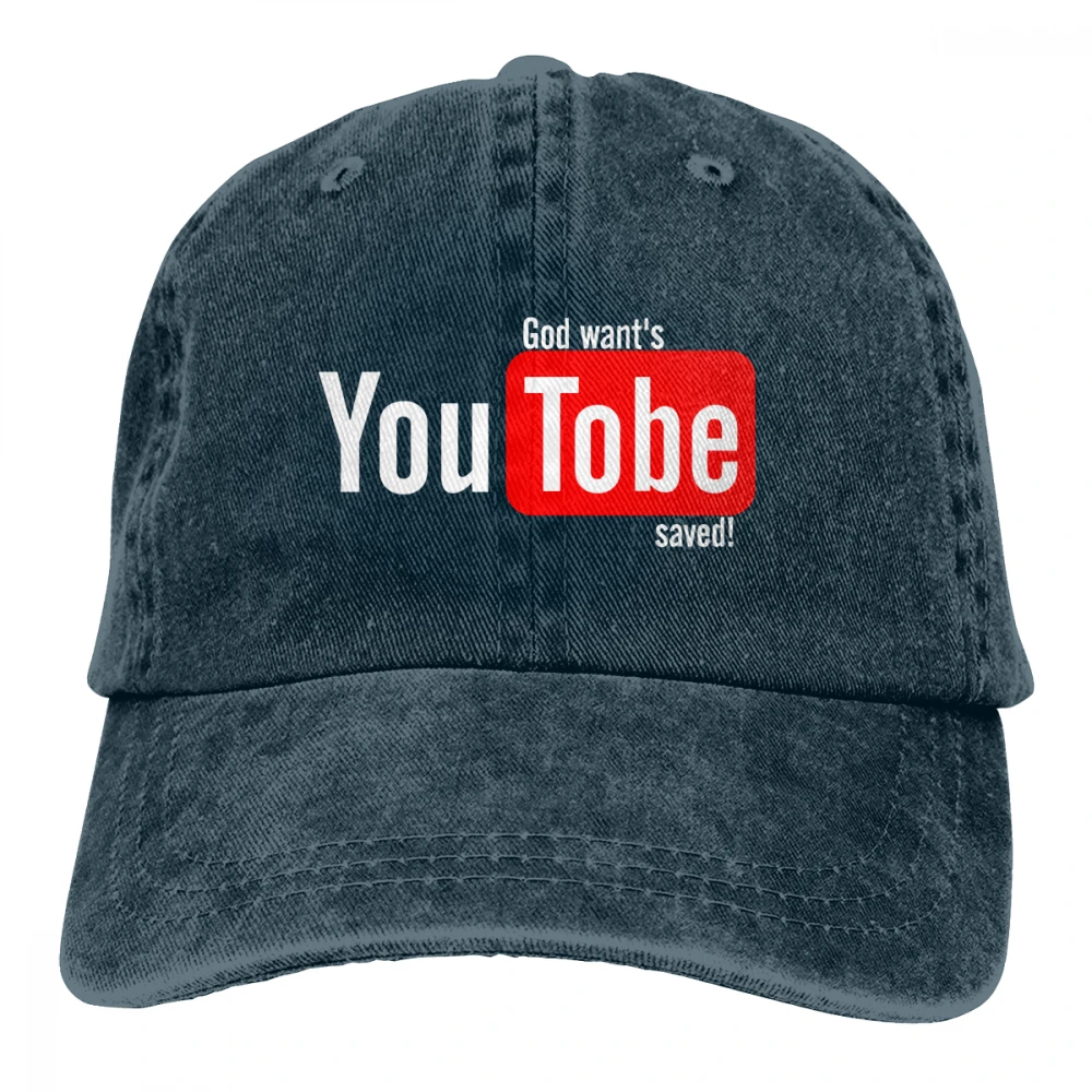 God Save You Casquette черные унисекс Мужские Женские джинсовые бейсболка с ремешком кепки регулируемые Гольф папа шляпа