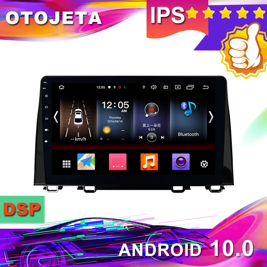 Новое поступление " Android 10,0 Автомобильный gps для HONDA CRV CR-V автомобильный Радио автомобильный мультимедийный 1080P магнитофон bluetooth навигация
