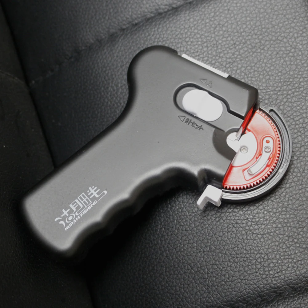 Black Long Handle Петлевяз на открытом воздухе батарея питание Рыбалка автоматические портативные Инструменты Быстрая снасть аксессуары легко использовать электрическое связующее устройство - Цвет: Black Long Handle