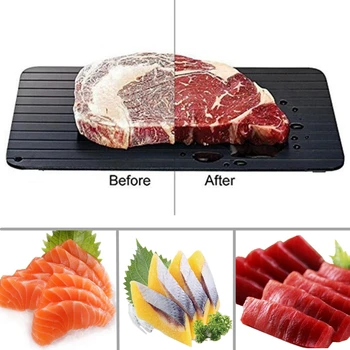 

Fast Defrosting Tray Thaw Frozen Food Meat Fruit Quick Defrosting Plate Board Defrost Kitchen Gadget Tool Kitchen Defrost Supply