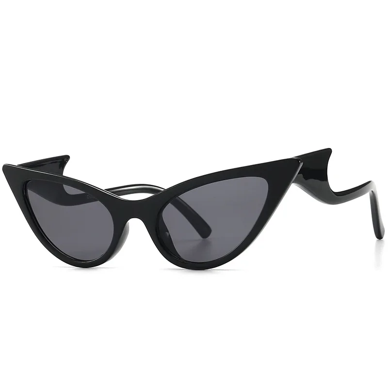 Новые Классические кошачьи глаза женские солнцезащитные очки Женские Ретро градиентные гнущиеся маленькие солнцезащитные очки в оправе модные очки UV400 - Цвет линз: 1
