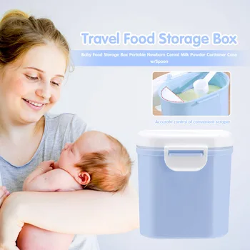 

Baby Formula Milk Storage Infants Portable Milk Powder Formula Dispenser Food Container Storage Feeding Box for Kids Food PP Box