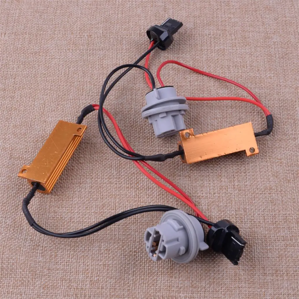 CITALL 2 шт. 7440 T20 12V 50W 6ohm нагрузки проводка резистора жгут светодиодный лампы сигнальный подавитель матовые декодер Универсальный