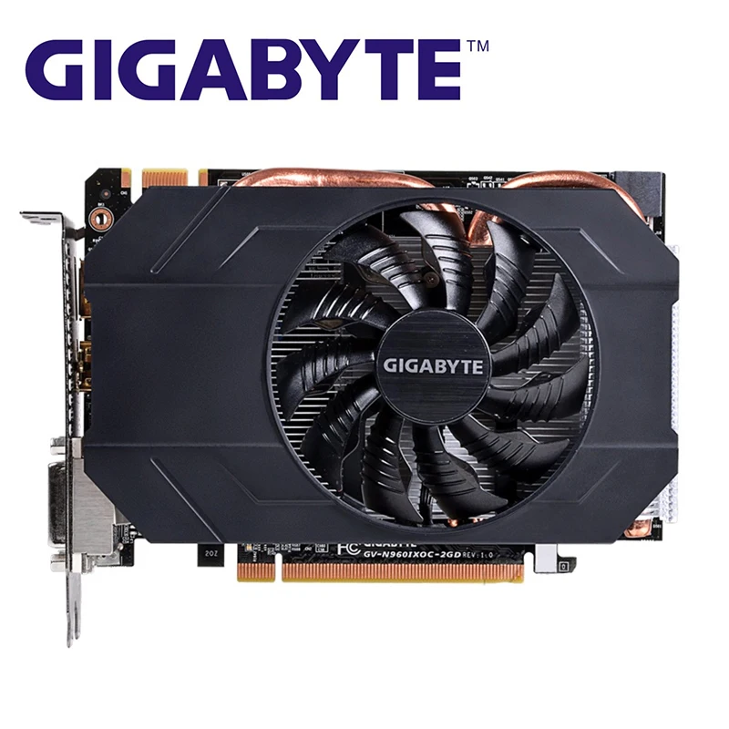 GIGABYTE GTX960 4 Гб GPU видеокарты 128 бит GDDR5 GM206 видеокарта карта для nVIDIA Geforce GTX 960 4G PCI-E X16 Hdmi используется