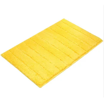 

Rug Absorbent Non-Slip Rug European T-Strip Bathroom Mat Carpet Home Door 45 x 65cm Yellow