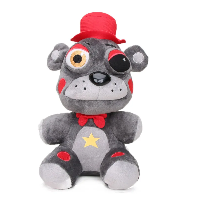 5292 grey 25cm 15 см-45 см пять ночей у Фредди плюшевая игрушка белый мангл Фокси игрушки FNAF кошмар Фредди Fazbear плюшевый брелок-подвеска Peluche - Цвет: 5292 grey 25cm