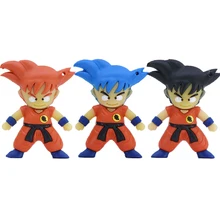 Сон Гоку Флешка в форме героя мультика аниме Dragon Ball usb флэш-накопитель 4 ГБ 8 ГБ 16 ГБ 32 ГБ 64 ГБ Kakarotto memory stick Saiyan pendrive