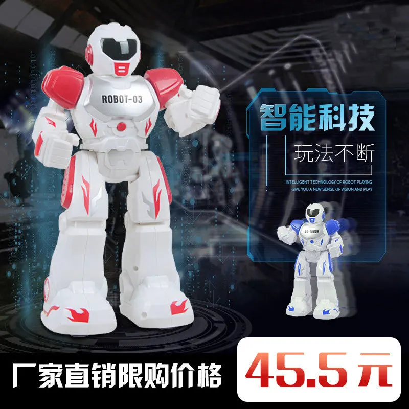 

Children Electric Model Toy Smart Remote Control Robot Machinery Charging Programming Educational Toy 8801