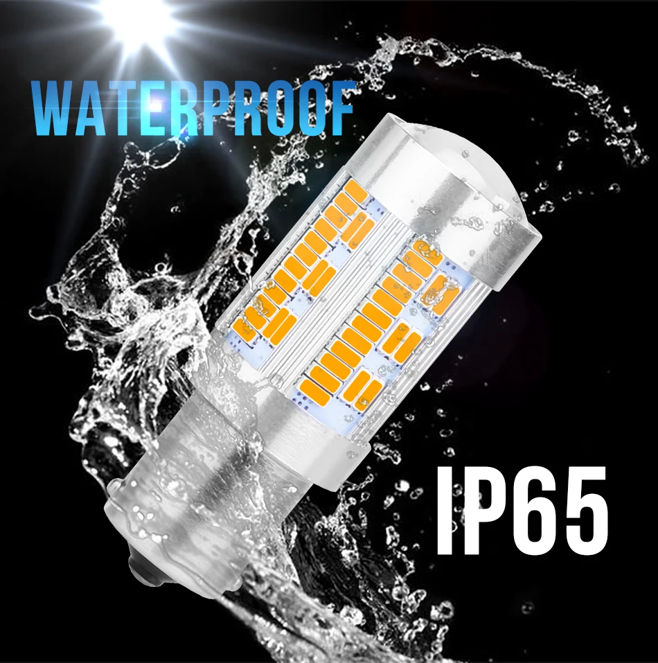 2 шт. BA15S P21W BAU15S PY21W 1156 Led T20 7440 лампы автомобильная поворотная сигнальная лампа белого и желтого цвета авто светильник 12 в Led обратный светильник хвост лампы