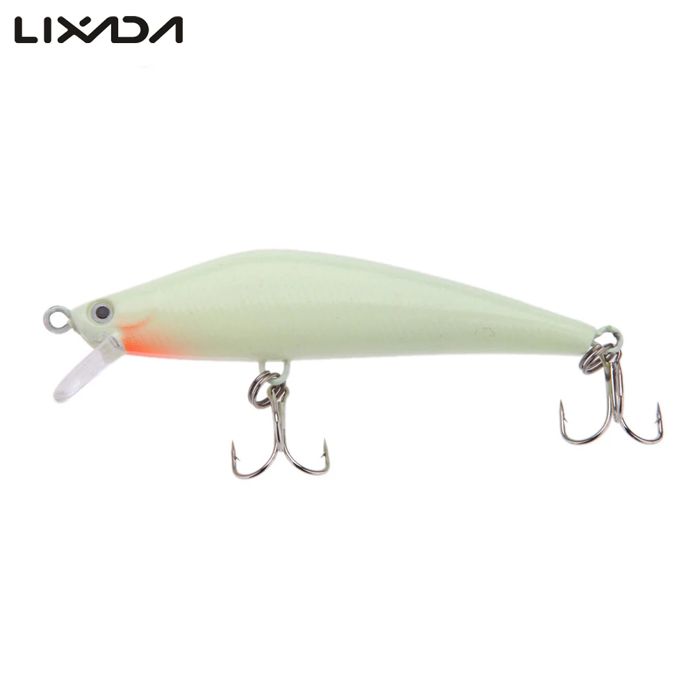 Lixada 3D светящаяся легкая Ночная Приманка жесткая приманка рыболовный крючок 82 мм