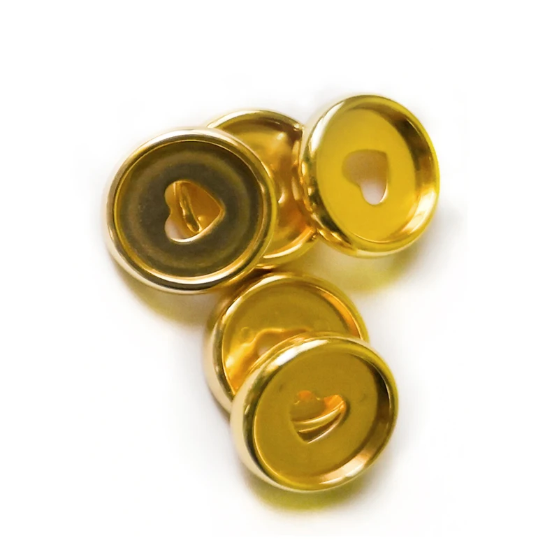 Gold 10 шт. блокнот с грибным отверстием, переплет диск, блокнот, пластиковая катушка свободного листа, 360 градусов, складная пластиковая пряжка, диск, связывающее кольцо - Цвет: Gold