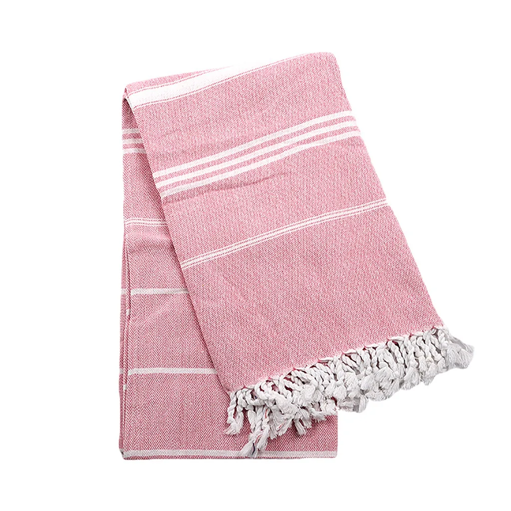 I Pink Полотенце для пляжа модное креативное турецкое хлопковое банное пляжное Спа сауна Йога удобное жаккардовое полотенце с бахромой - Цвет: I Pink