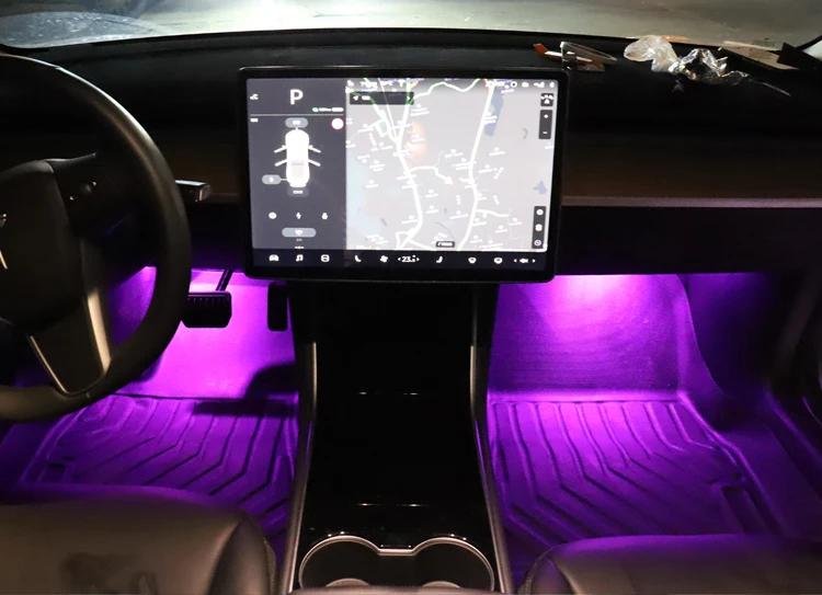 LUCKEASY автомобильный светильник для чтения декоративное покрытие для Tesla модель 3- автомобильный светильник для чтения