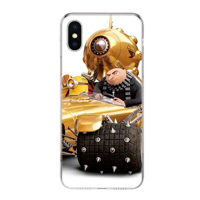 Милый крутой чехол для телефона с миньонами для iPhone 11 Pro 7 6X8 6S Plus XS MAX+ XR 5S SE 10 Ten Art TPU Coque Capa Shell