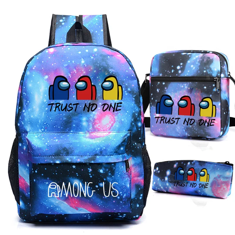Among Us mochila escolar unisex de 3 piezas | Enjouet