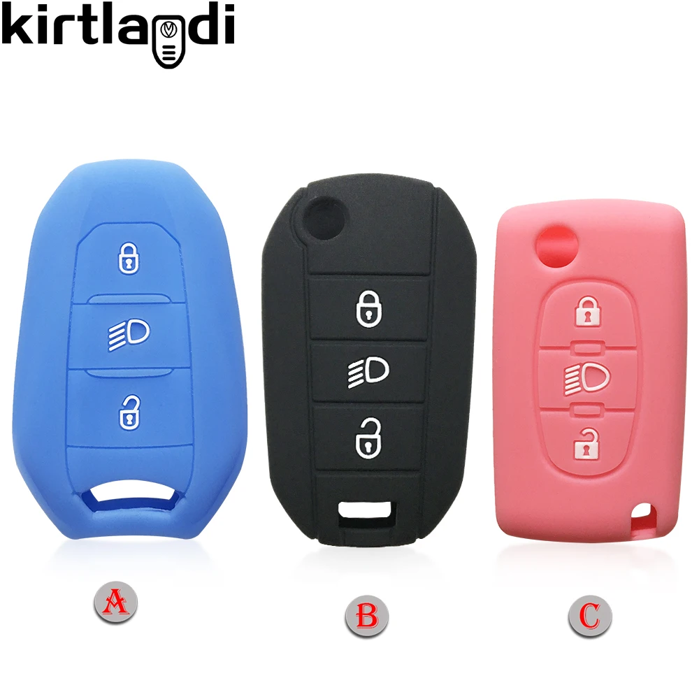 푸조 전문가 용 원격 커버 키 케이스 쉘 2008 3008 5008 308 508 407 207 파트너 Rifterfor Citroen C8 C4 Picasso C5 C3 C6