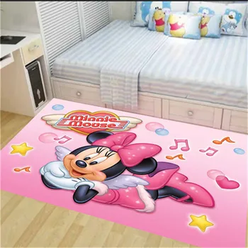 

Disney Cartoon Mickey and Minnie Mouse Door Mat Kids Boys Girls Game Mat Bedroom Kitchen Carpet Indoor Bathroom Mat M4513