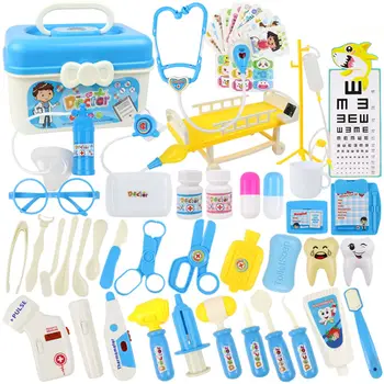 

51Pcs Children Pretend Doctor Role Play Medical Toy With Storage Box Training Toy For Children Educational Toys Birthday Gift