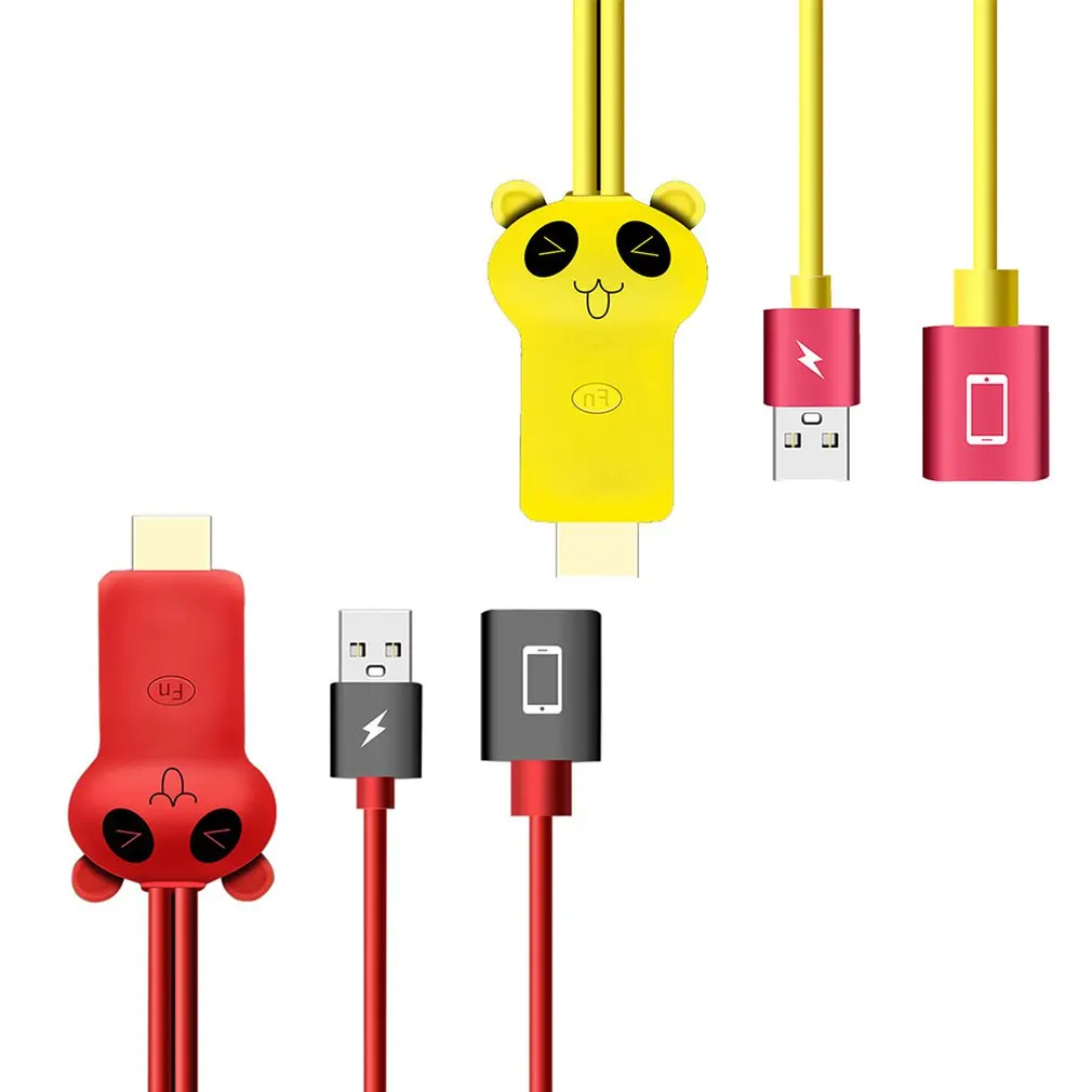 1080P MHL Micro-USB MHL к hdmi-кабель, адаптер для samsung S7/S8 Plus для iPhone X 8 Plug& игрушечный преобразователь