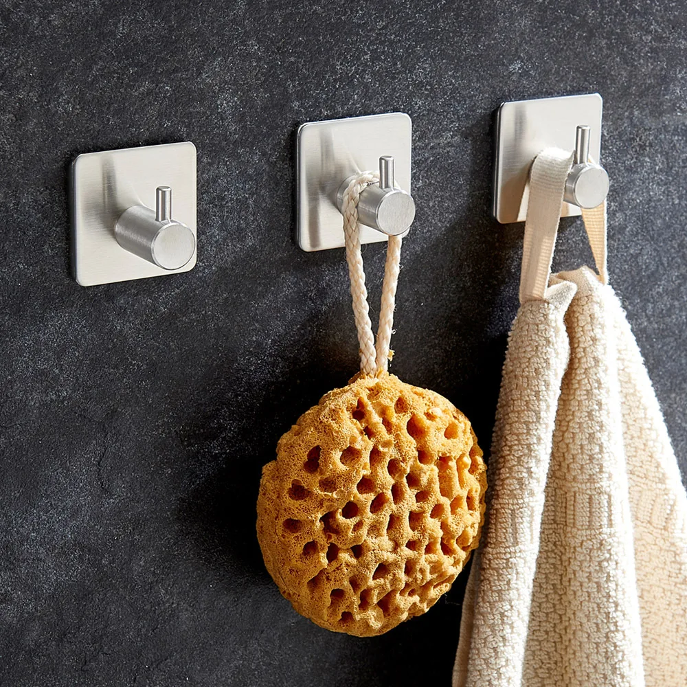 

Dimensions Shi Hook Amazon Cross Border Cargo 304 Stainless Steel Viscose Hook Single Hook Hole Punched Bathroom Coat Hook