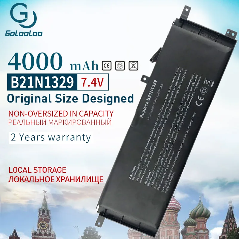 Golooloo 7.4V Batteria Del Computer Portatile 0B200-00840000 B21-N1329 B21N1329 Per Asus F553Sa X453 X453Ma X553Ma D553Ma F553M F553Ma Ultrabook