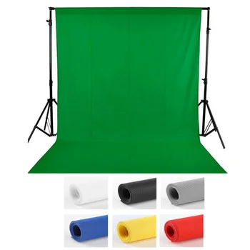 

Photography Backdrops Green Screen Hromakey Background Chromakey Non-woven Fabric Professional for Photo Studio 7colors