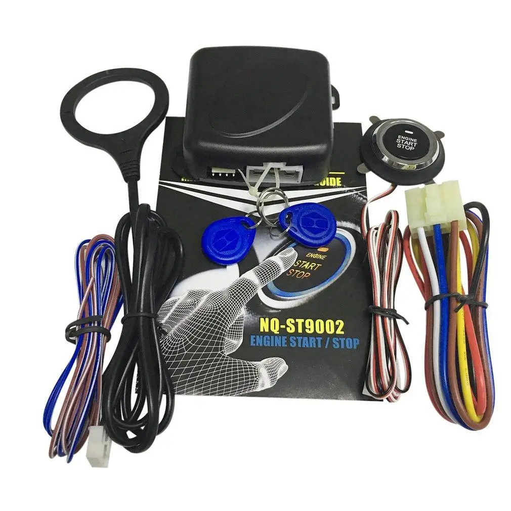 

12V Push Button Car Engine Start Stop System Kit For Auto Keyless Entry SS