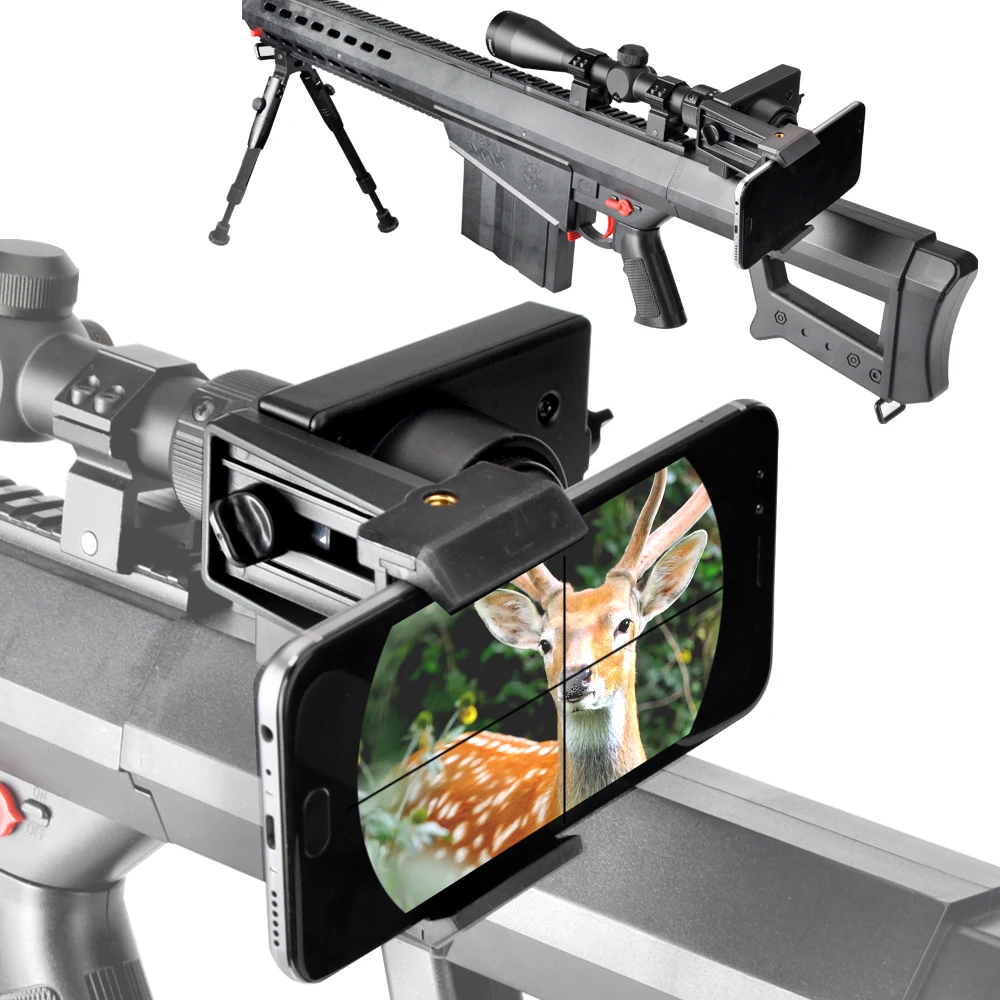 

Universal Phone Lens Mount Stand Quick Photography Adapter for iphone Samsung Semi Auto Rifle Scopes Action Bolt Rifle Scopes