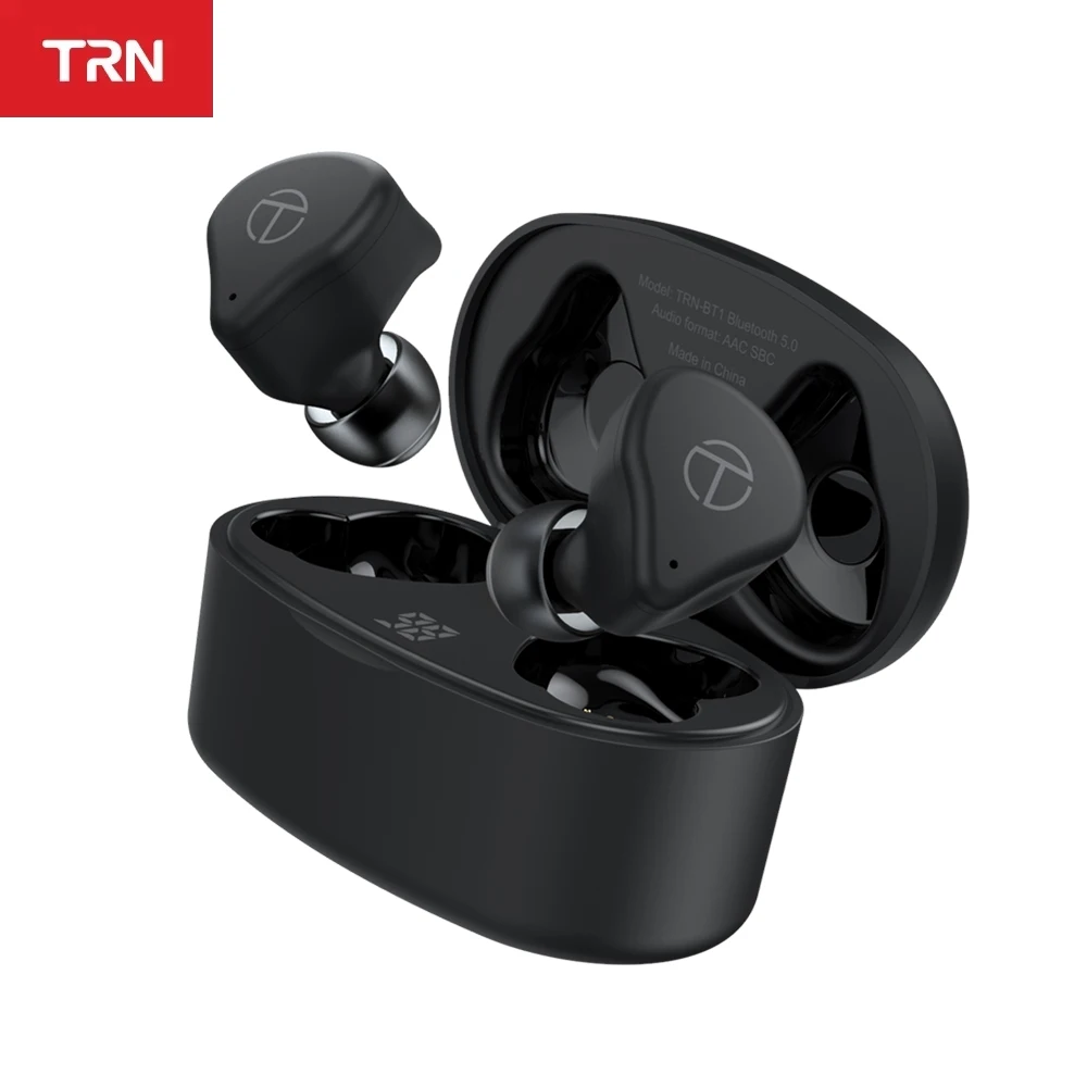 TRN BT1 TWS Bluetooth 5.0 Wireless Headphones Hifi Hybrid Drive In Ear Earphone Gamer Sport Waterproof Headset TRN T300 T200 bluetooth headphones